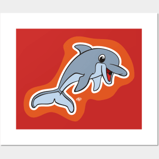 Little Dolphin Posters and Art